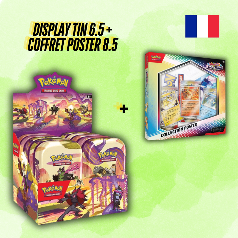 Display Tin 6.5 fables Nébuleuses + Coffret Poster 8.5