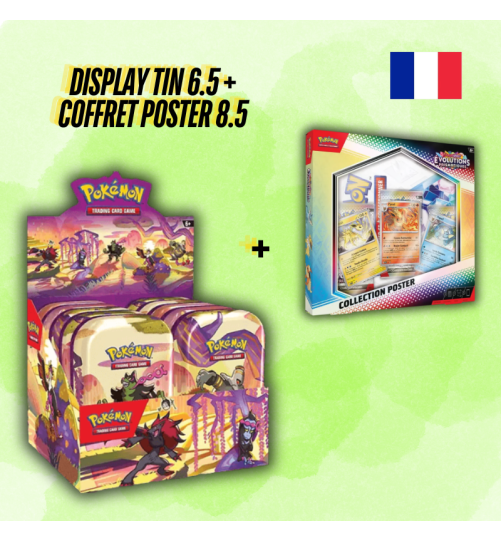 Display Tin 6.5 fables Nébuleuses + Coffret Poster 8.5
