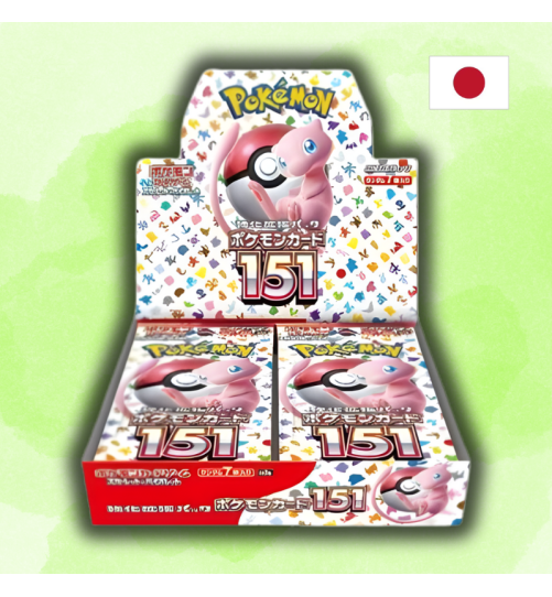 Display Pokemon Sv2a 151 Japonaise