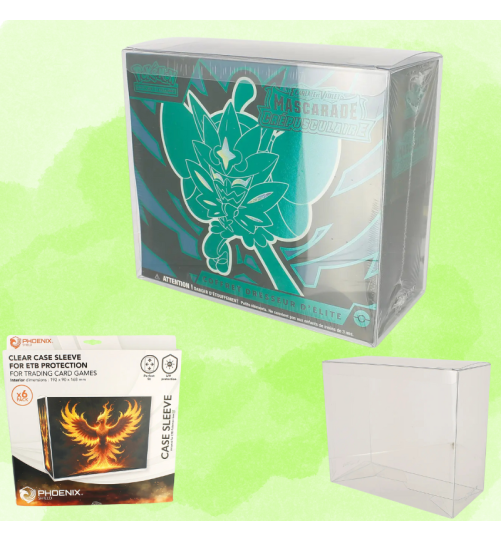 10 Protections ETB Plastique Souple Phoenix Shield