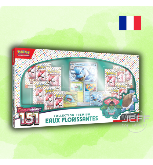PRECOMMANDE Coffret Pokemon Eaux Florissantes 151 FR