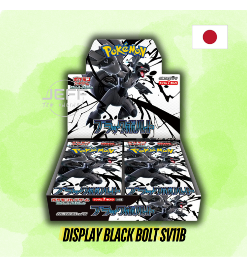 Précommande Display Black Bolt SV11B Japonaise